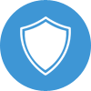 domain security shield icon